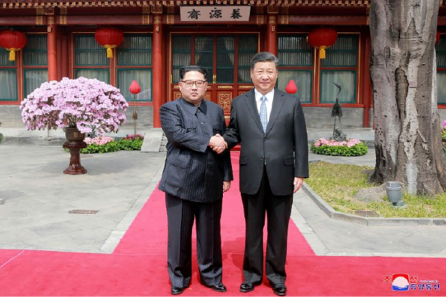 Xi Jinping and N. Korea’s Kim Jong UNMeet in China
